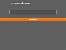 Tablet Screenshot of gertdoornekamp.nl